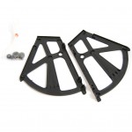 SHOE HOLDER SIDE PARTS / 2 SEAT / BLACK